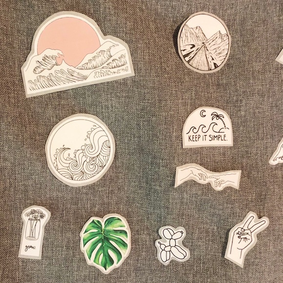 Brandy Melville Other - Set of Twelve VSCO Stickers